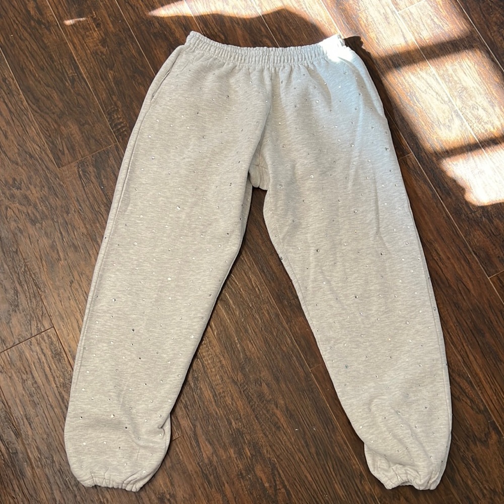 Rhinestone sweats